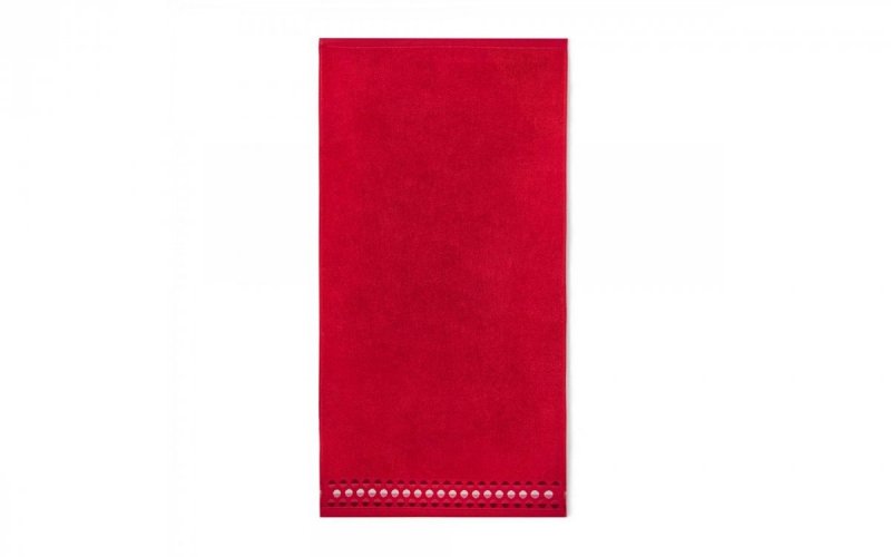 Ręcznik z bawełny egipskiej ZEN 2 50x90 wz. papryka