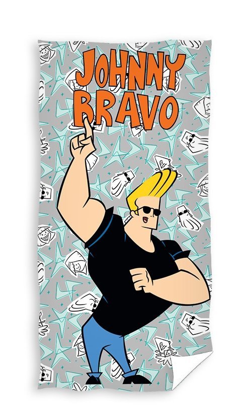 Ręcznik licencyjny - Johnny Bravo - rozmiar 70x140 wz. JB201019