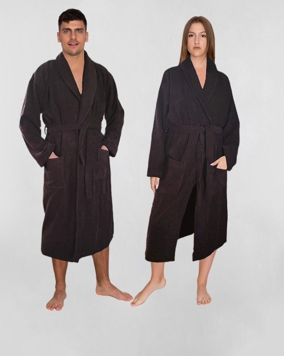 Szlafrok Classic Unisex Brązowy XXL 350 g/m2 