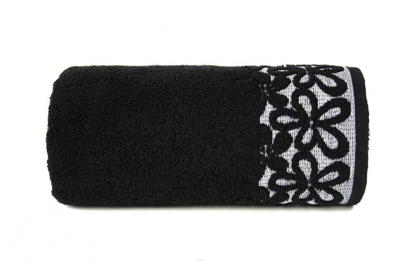 Ręcznik BELLA 50x90 kolor czarny