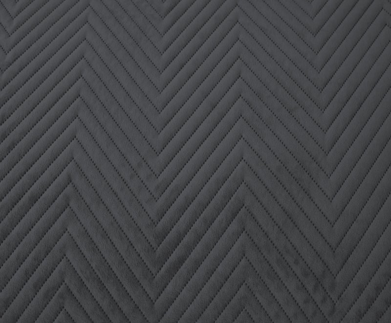 Miękka narzuta pikowana 100% mikrofibra 170x210 wz. NNW-2628 szary