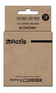 Tusz ACTIS KB-1000BK (zamiennik Brother LC1000BK/LC970BK; Standard; 36 ml; czarny)