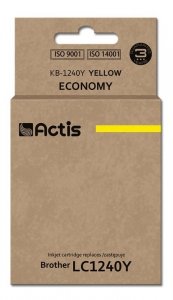 Tusz ACTIS KB-1240Y (zamiennik Brother LC1240Y/LC1220Y; Standard; 19 ml; żółty)