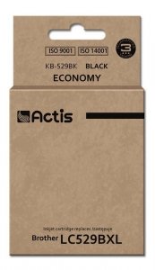 Tusz ACTIS KB-529Bk (zamiennik Brother LC529BK; Standard; 58 ml; czarny)