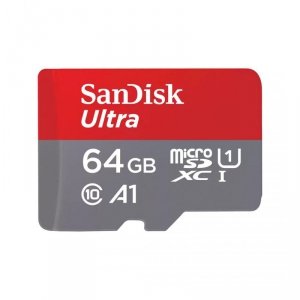 SANDISK ULTRA microSDXC 64GB 140MB/s + SD ADAPTER