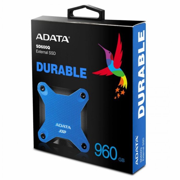 Dysk zewnętrzny SSD ADATA SD600Q (240GB; 2.5&quot;; USB 3.2; niebieski)