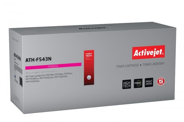 Toner Activejet ATH-F543N (zamiennik HP 203A CF543A; Supreme; 1300 stron; czerwony)