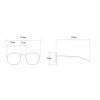 Okulary przeciwsłoneczne unisex romb OK208CZ
