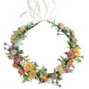 Wianek, opaska do włosów z kwiatów, delikatny wianuszek BOHO BOHO W98