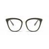 OKULARY ZERÓWKI RETRO GLITER SZARE OK129WZ7