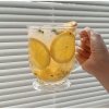 Filiżanka szklanka ryflowana duża 500 ml 1szt SZK159