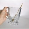 Filiżanka szklanka ryflowana duża 500 ml 1szt SZK159