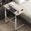 Mobilne biurko stolik pod laptop tablet, regulowane na kółkach STL03WZ4