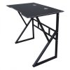 Biurko komputerowe czarne, gamingowe 100 x 60 cm STL20CZ