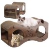 DOMEK DLA KOTA 2w1- budka, legowisko, drapak,  47 x 22 x 23cm KOT24