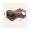 DOMEK DLA KOTA 2w1- budka, legowisko, drapak,  47 x 22 x 23cm KOT24
