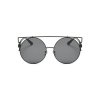 OKULARY LUSTRZANE OVER&OVER - CZARNE Z CZARNYMI OPRAWKAMI OK83WZ2