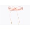 NASZYJNIK CHOKER DELIKATNY - RÓŻOWY N526R