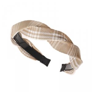 Opaska turban pleciona krata O434