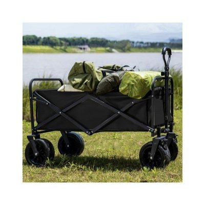 Wózek transportowy składany, metalowy, przyczepka ogrodowa 72x47x68-87cm AR07CZ