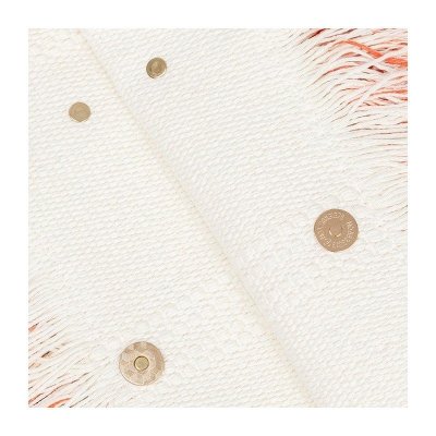 TORBA PLAŻOWA wakacyjna BOHO z frędzlami różowa ombre, na zakupy TP14R