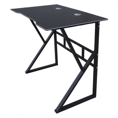 Biurko komputerowe czarne, gamingowe 100 x 60 cm STL20CZ