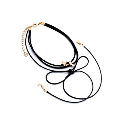 NASZYJNIK CHOKER MOON STAR - N481