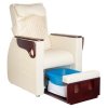 Fotel spa do pedicure z masażem pleców Azzurro 101 beżowy