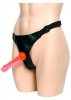 Proteza-CROTCHLESS STRAP ON HARNESS/2 DONGS
