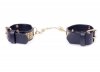 Fetish Boss Series Handcuffs with cristals 3 cm Gold