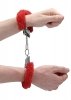 Beginners Handcuffs Furry - Red