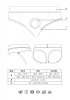 Vibrating Strap-on Thong with Removable Rear Straps - XS/S