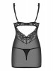 Bielizna- 867-CHE-1 koszulka i stringi L/XL
