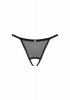 Celia Noir crotchless thong XL/2XL