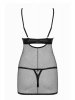 Bielizna-Redella koszulka i stringi czarna  S/M