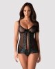 SEKSOWNA KOSZULKA BABYDOLL STRINGI SEX KOMPLET AMANTA S/M