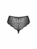 Figi Otwarte Pearlove Czarne XS/S