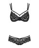 Bielizna-860-SET-1 komplet 2-częściowy czarny L/XL