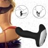 Masażer Prostaty Wibrator Analny Podgrzewany USB 7 Funckcji + Pulsator BLACK