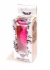 Plug-Jewellery Pink Silicon PLUG Medium- Light Blue Diamond