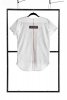 T-shirt men white S fashion