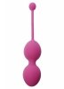 Podwójne Silikonowe Kulki Kegal  32mm 200g Dark Pink