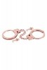 Menottes pour poignets en métal or rose