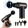 Akumulatorowy Pistolet Do Masażu Ciała Mocny MASSAGE GUN + 4 Końcówki