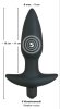 Korek analny silikonowy z 5 poziomami wibracji 15 cm Black Velvets
