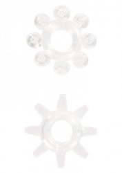 Power Stretchy Rings 2pcs Transparent