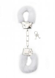 Furry Handcuffs - White