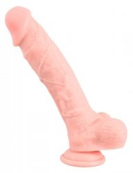 Dildo silikonowe medyczne z przyssawką 24 cm