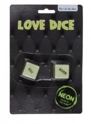 Dice Glow-in-the-dark Engl.