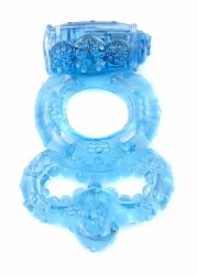 Pierścień Erekcyjny Ring na Penisa Wibrujący Blue